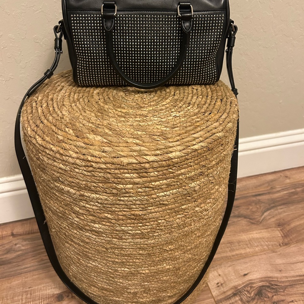 💜 YSL Saint Laurent Mini Studded Crossbody Bag - Picture 7 of 9